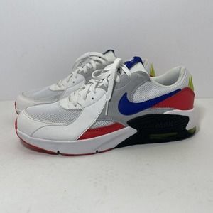 Nike Air Max Excee GS‎ White Blue Red CD6894-101 Size 7Y